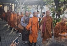 Ribuan Warga Jogja Sambut Bhikkhu Indonesia Walk for Peace, Tegaskan Pesan Toleransi dan Perdamaian