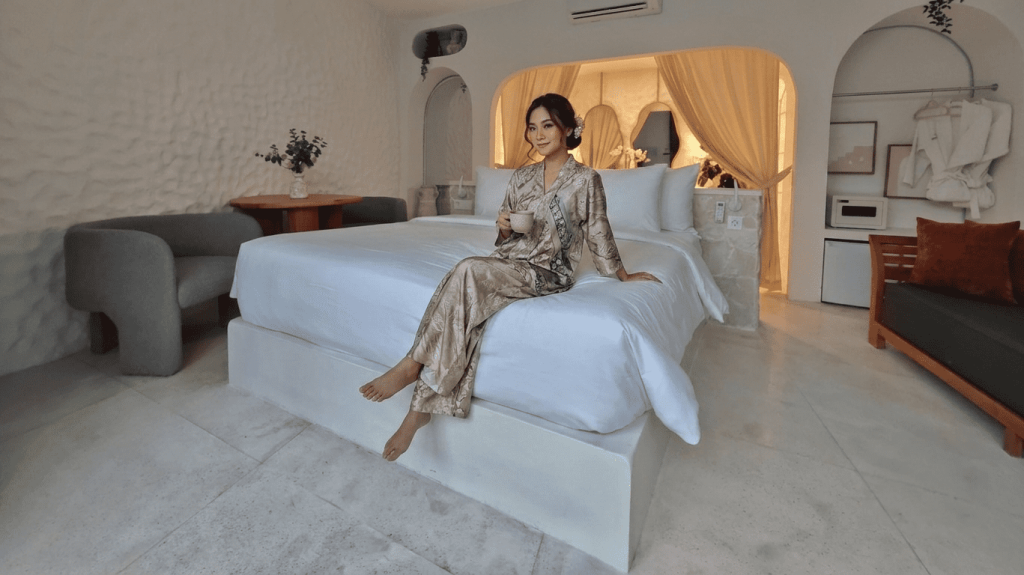 Salah satu kamar yang ada di Makyra Jogja. (zukhronnee muhammad)