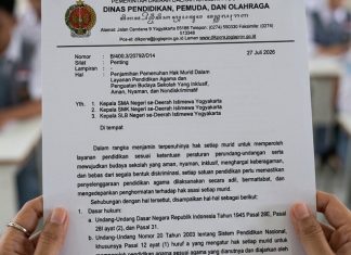 Disdikpora DIY Terbitkan SE, Sekolah Negeri Wajib Layani Pendidikan Agama untuk Semua Siswa Tanpa Pengecualian