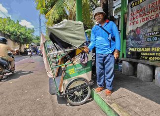 Becak Listrik Beda Nasib di Tangan Pengemudi, Ada yang Mangkrak, Ada yang Masih Prima