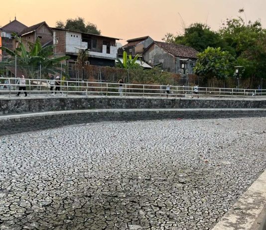 Embung Giwangan Asat, Kekeringan di Jogja Makin Meluas